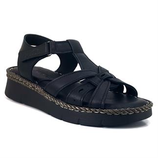 Venüs 23028003 24YS Kadın Günlük Sandalet Siyah