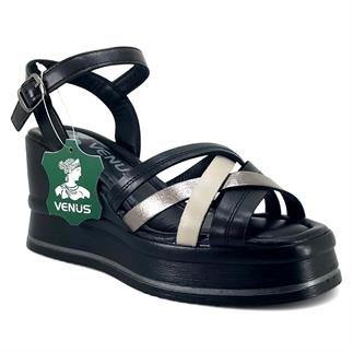 Venüs 2510902 25YS Kadın Günlük Sandalet Siyah