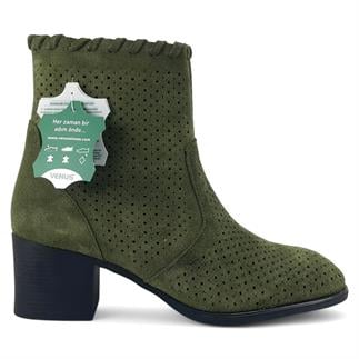 Venüs 2512750 25YA Kadın Yazlık Bot Haki Süet