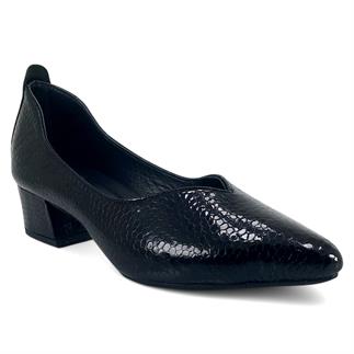 Венера 25461068 25YA Женская повседневная обувь Черная лакированная кожа