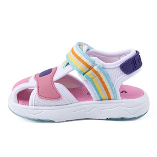 Vicco Flow 26YS Çocuk Günlük Sandalet Beyaz Pembe