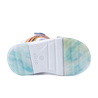 Vicco Flow 26YS Çocuk Günlük Sandalet Beyaz Mavi