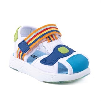 Vicco Flow 26YS Çocuk Günlük Sandalet Beyaz Mavi