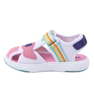 Vicco Flow 26YS Çocuk Günlük Sandalet Beyaz Pembe