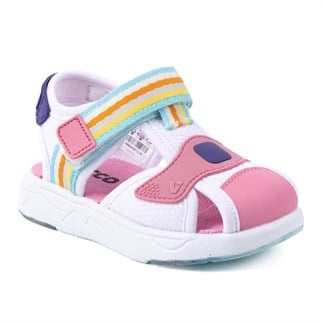 Vicco Flow 26YS Çocuk Günlük Sandalet Beyaz Pembe