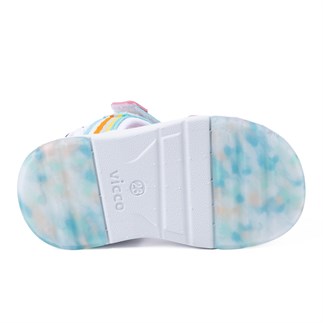 Vicco Flow 26YS Çocuk Günlük Sandalet Beyaz Pembe