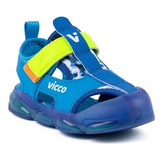 Vicco Live 26YS Çocuk Işıklı Sandalet Saks Mavi