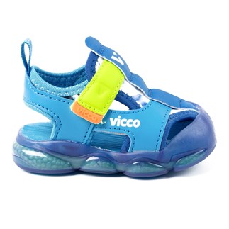 Vicco Live 26YS Çocuk Işıklı Sandalet Saks Mavi