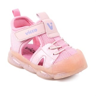 Vicco Monrovia 26YS Çocuk Işıklı Sandalet Pembe