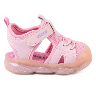 Vicco Monrovia 26YS Çocuk Işıklı Sandalet Pembe
