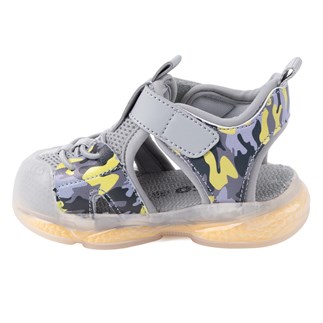 Vicco Monrovia 26YS Çocuk Işıklı Sandalet Gri