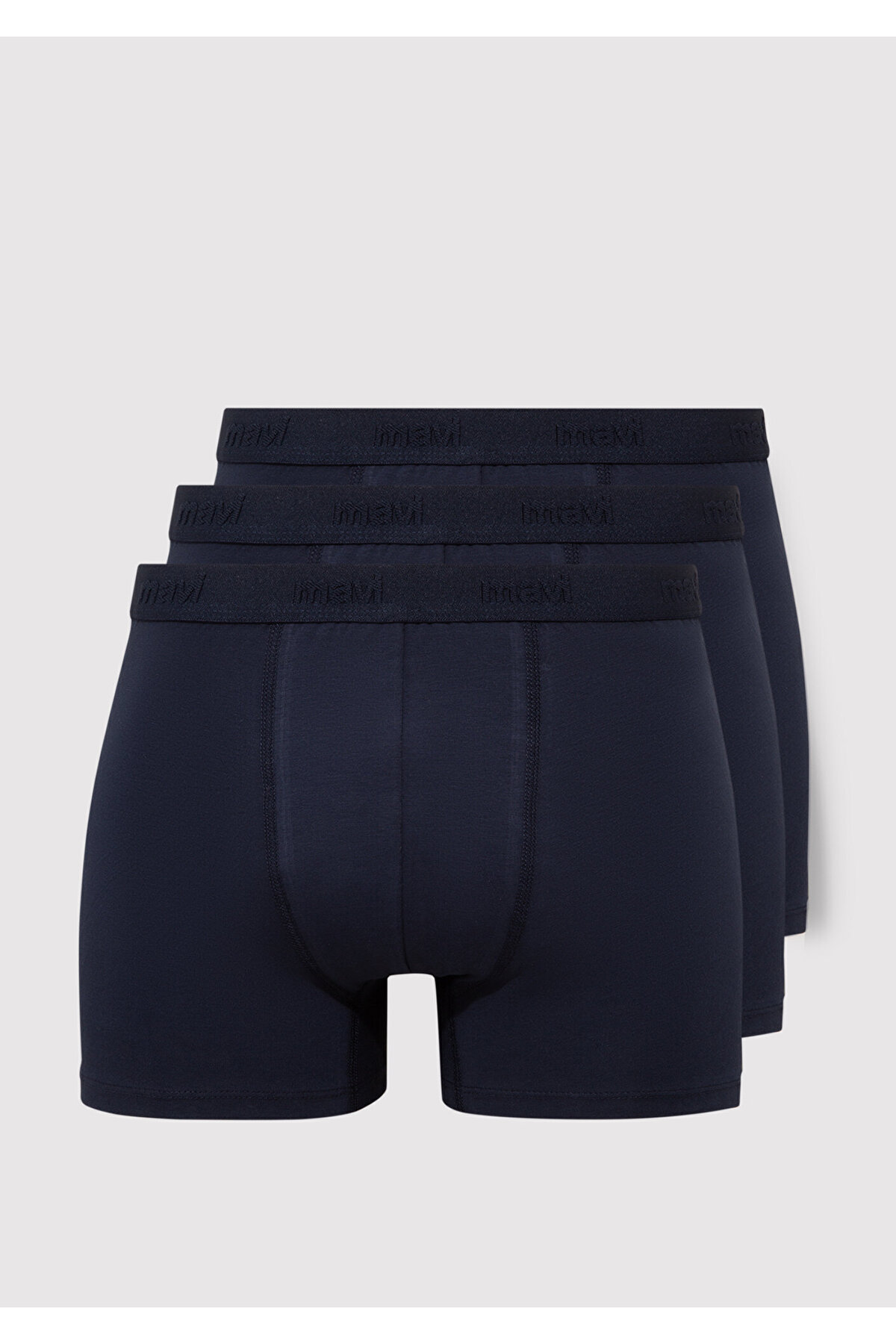3lü Lacivert Basic Boxer 0911414-30761