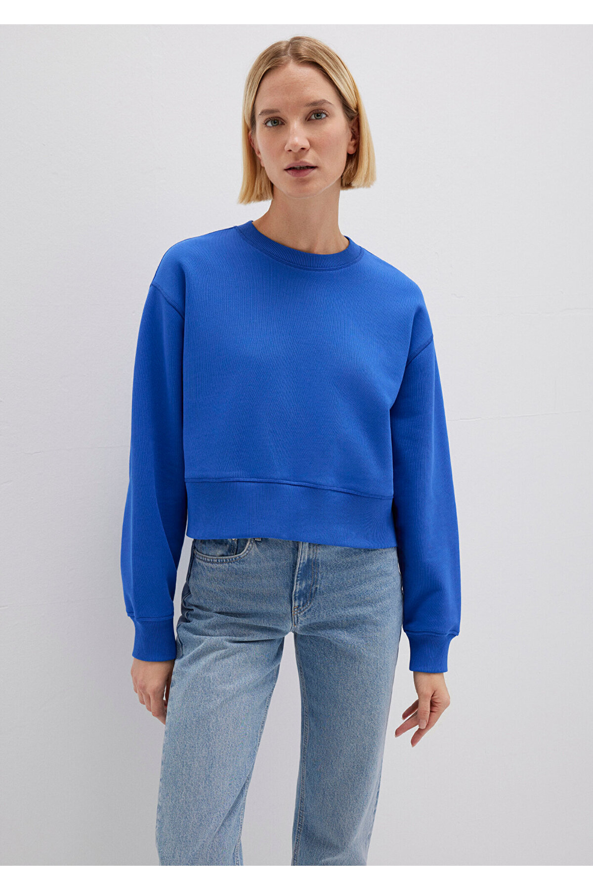 Basic Crop Sweatshirt 1S10389-70576