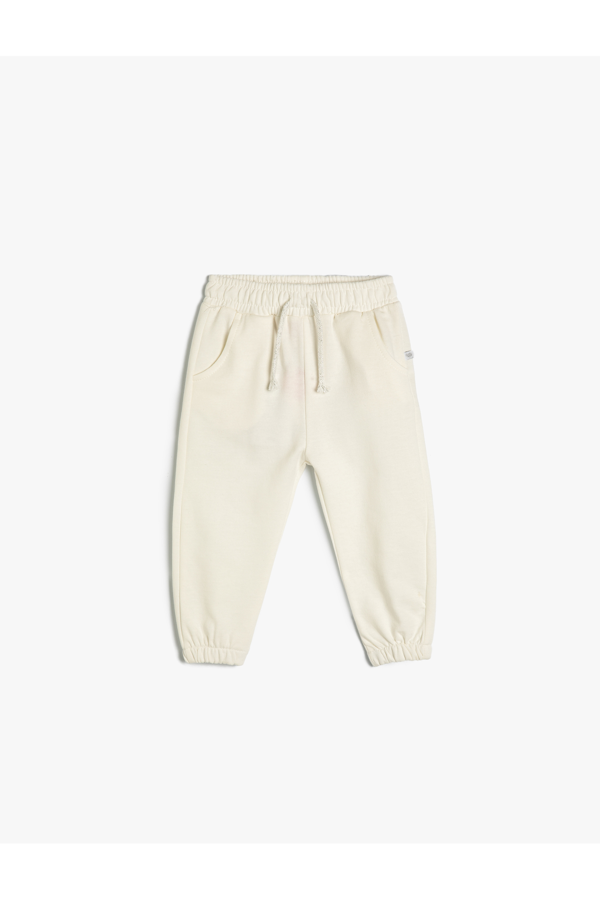 Basic Jogger Eşofman Altı Beli Lastikli Pamuklu Şardonlu