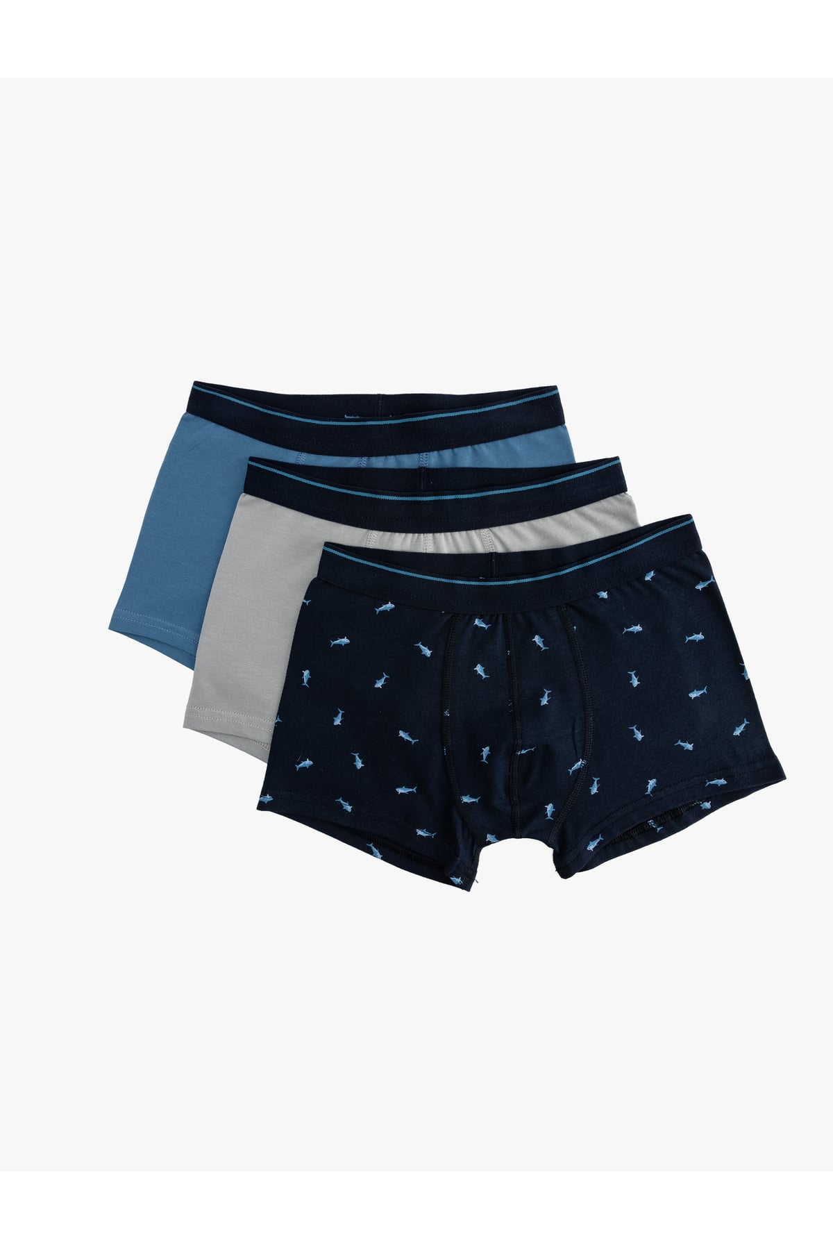 Baskılı Pamuklu 3'lü Boxer Seti