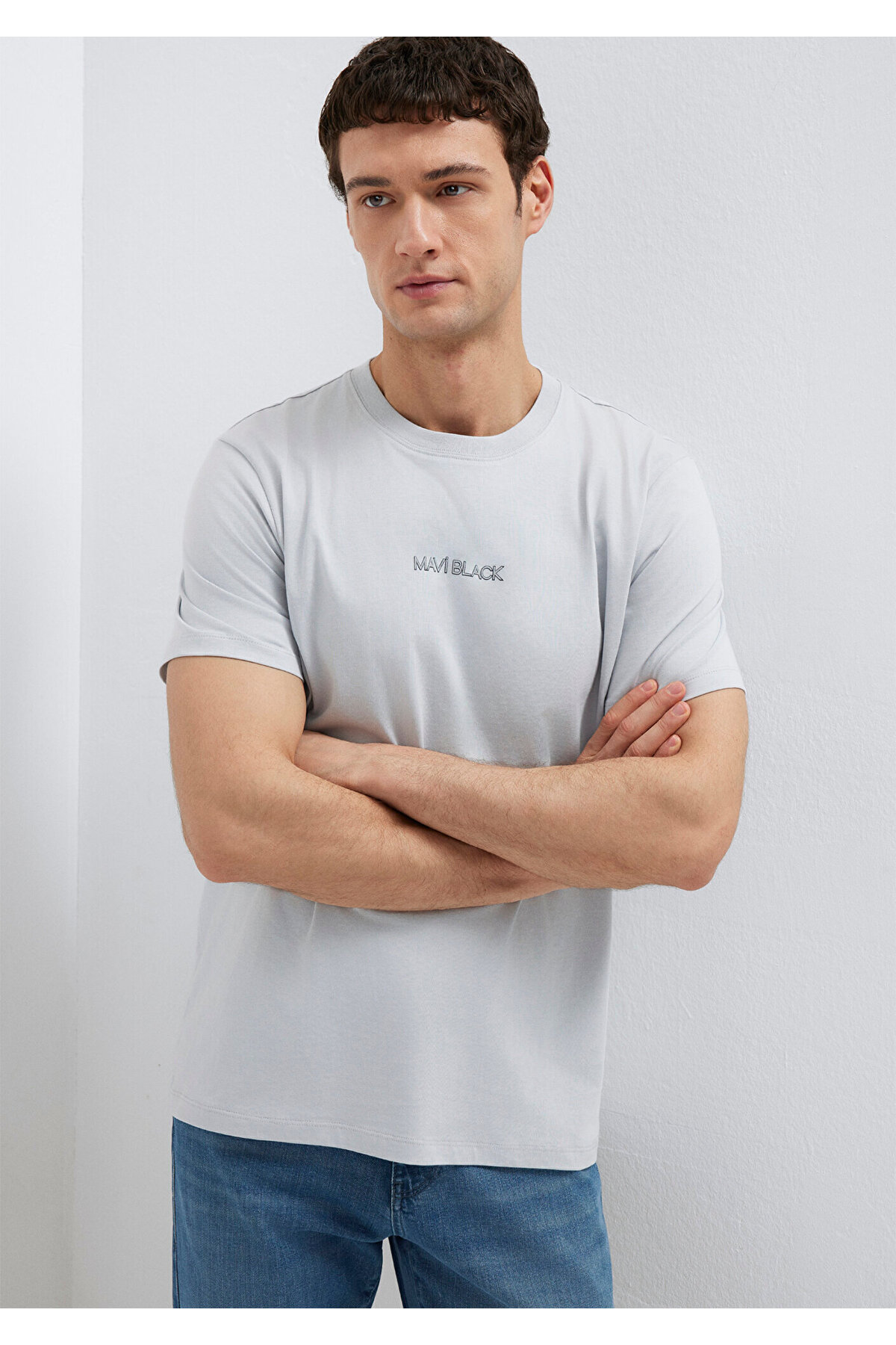 Black Açık Tişört Regular Fit / Normal Kesim 0613135-70802