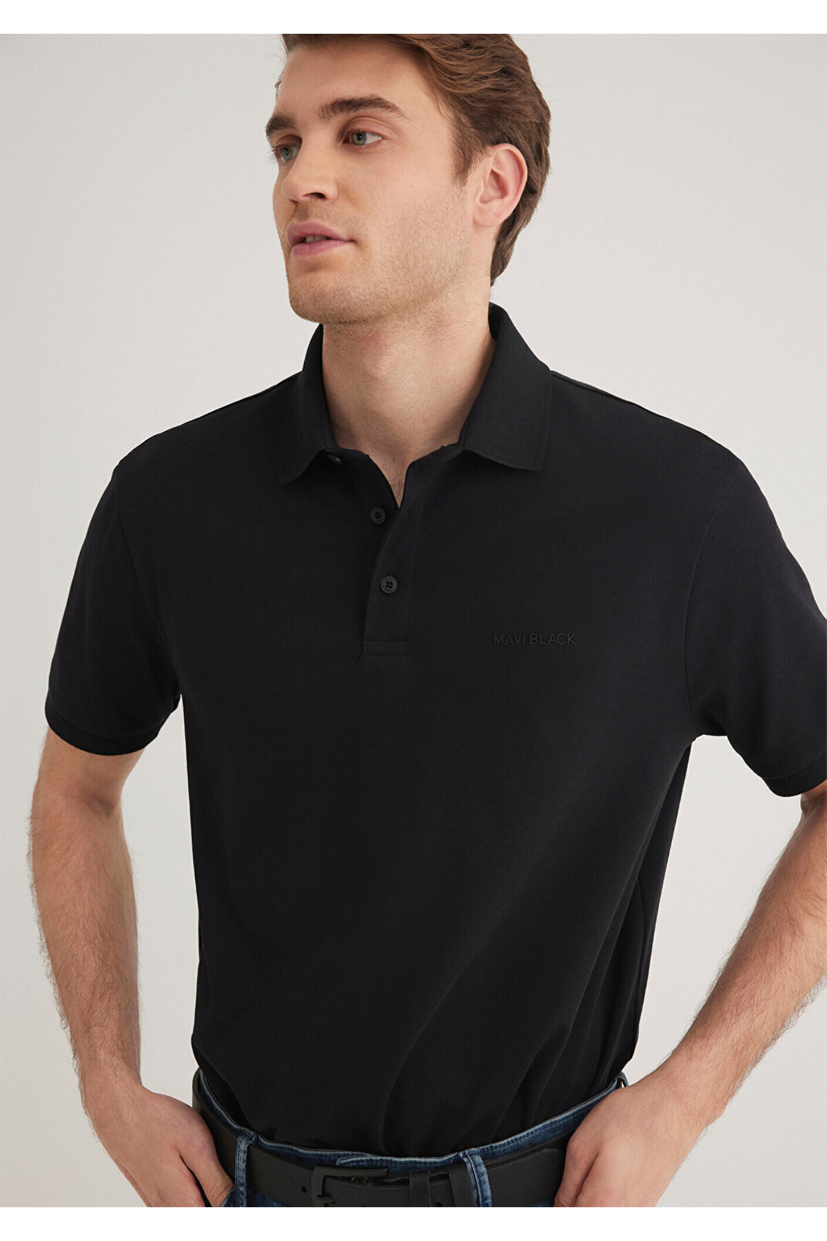 Black Siyah Polo Tişört Regular Fit / Normal Kesim 0612520-900