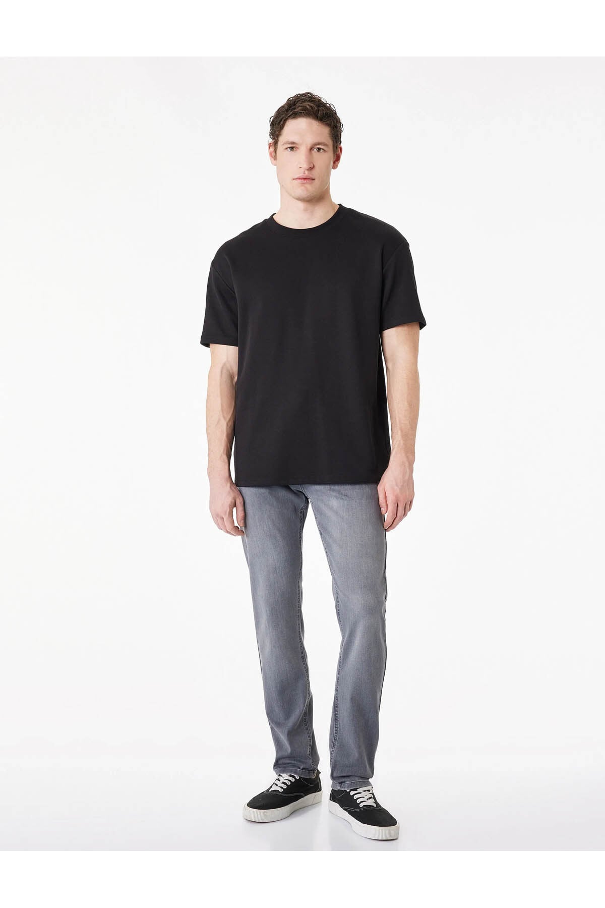Brad Gri Erkek Jean Pantolon 6SAM40216ND