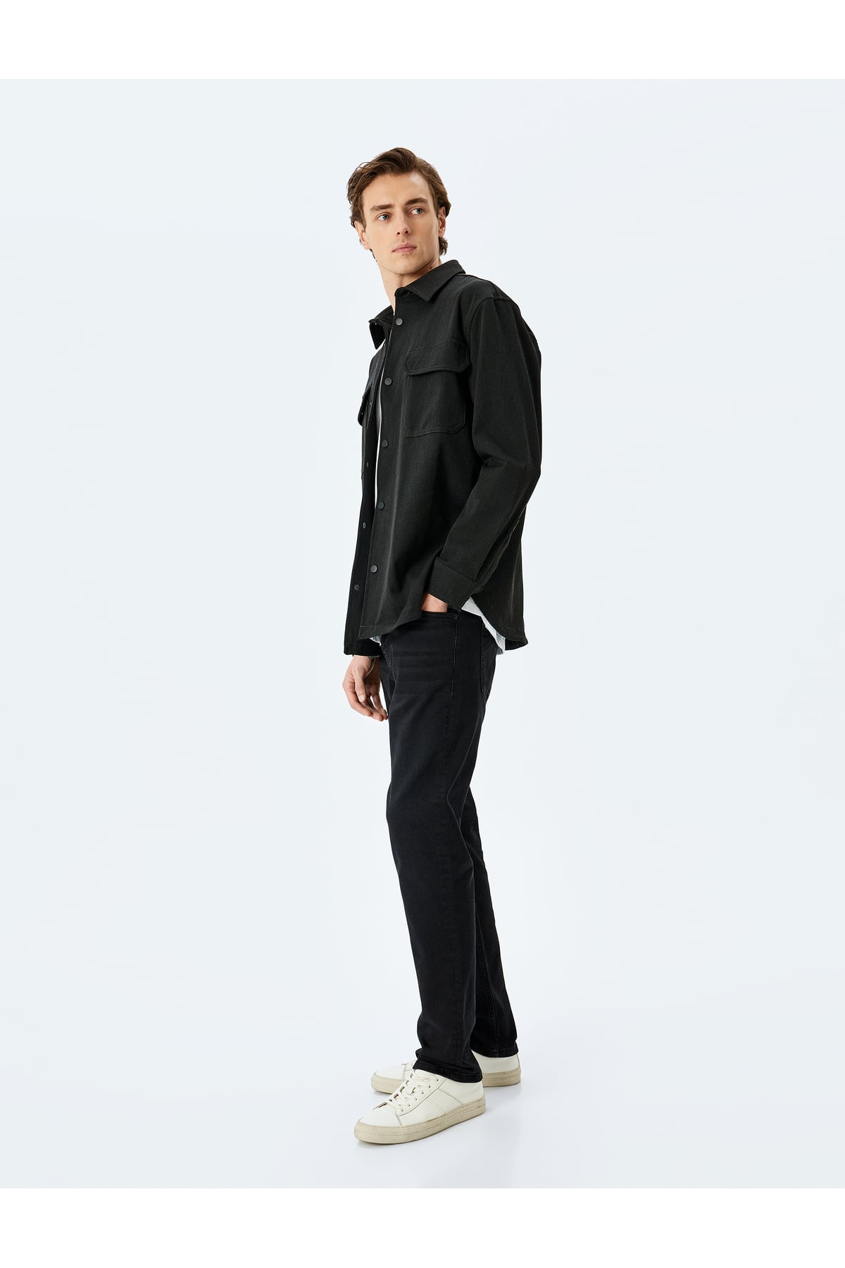 Cep Detaylı Pamuklu Slim Fit Jean Pantolon - Brad Jean