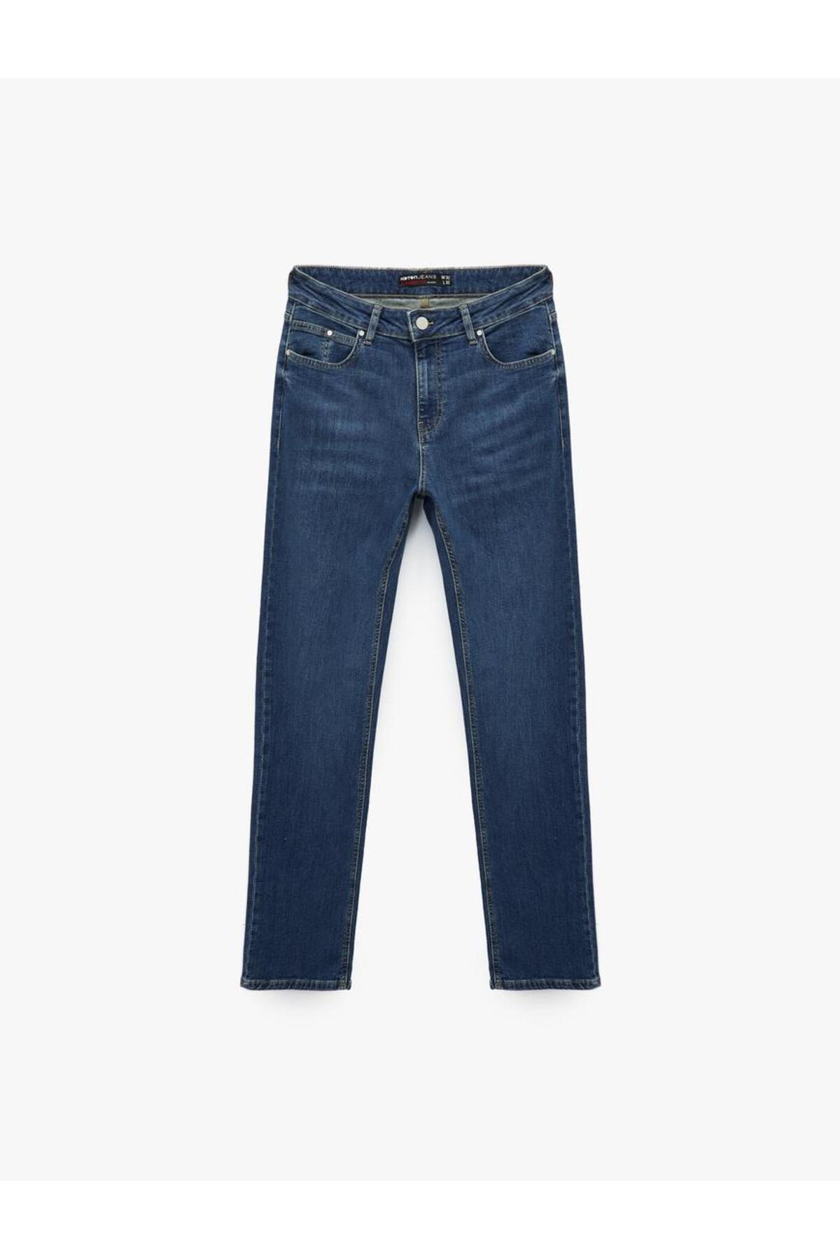 Cepli Straight Fit Düz Paça Jean Pantolon - Mark Straight Jeans (AW 25)