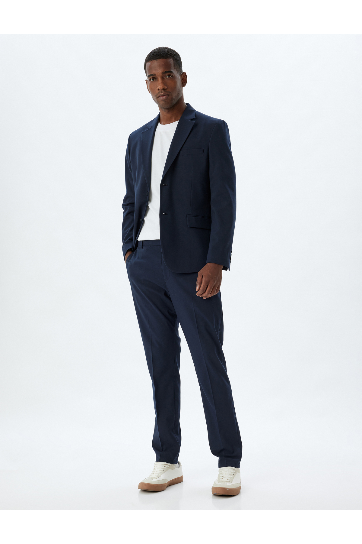 Chino Pantolon Regular Fit Cep Detaylı Düğmeli