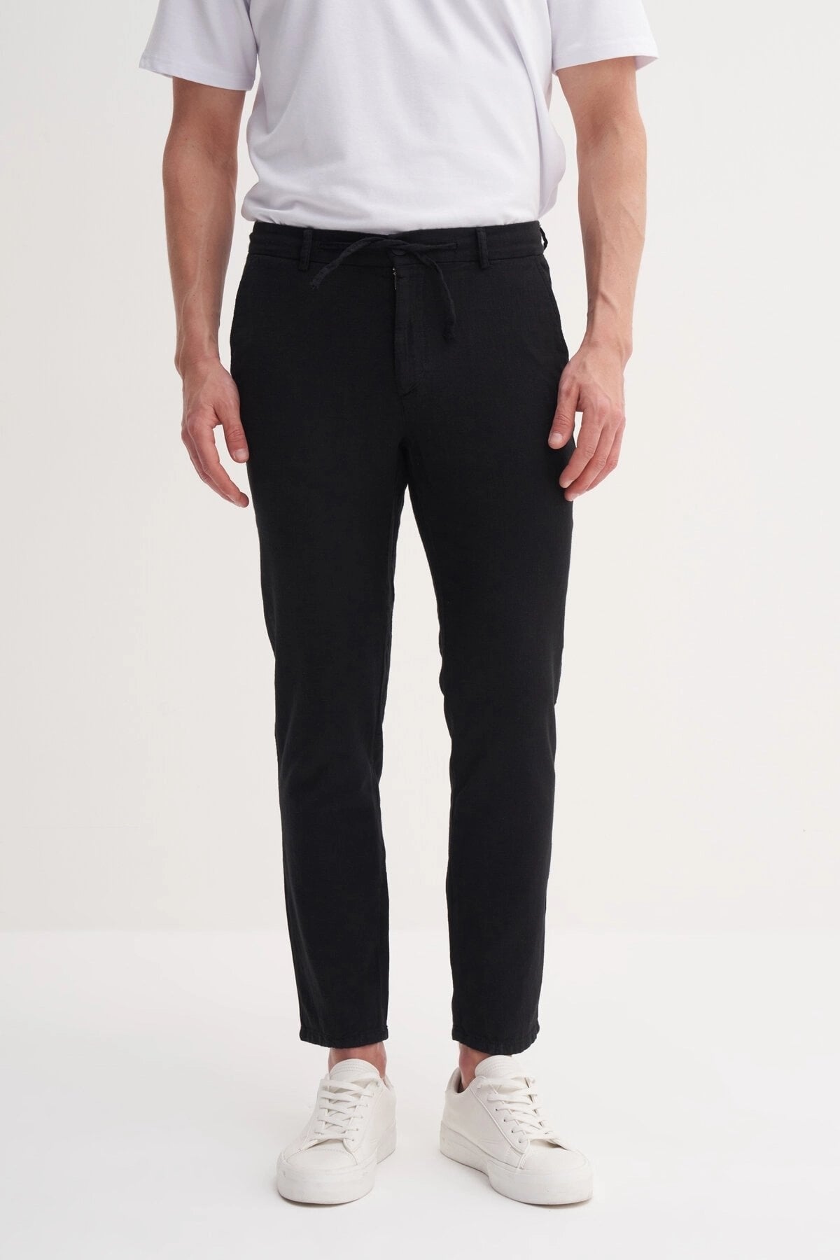 Erkek Kanvas Pantolon 00080 SİYAH