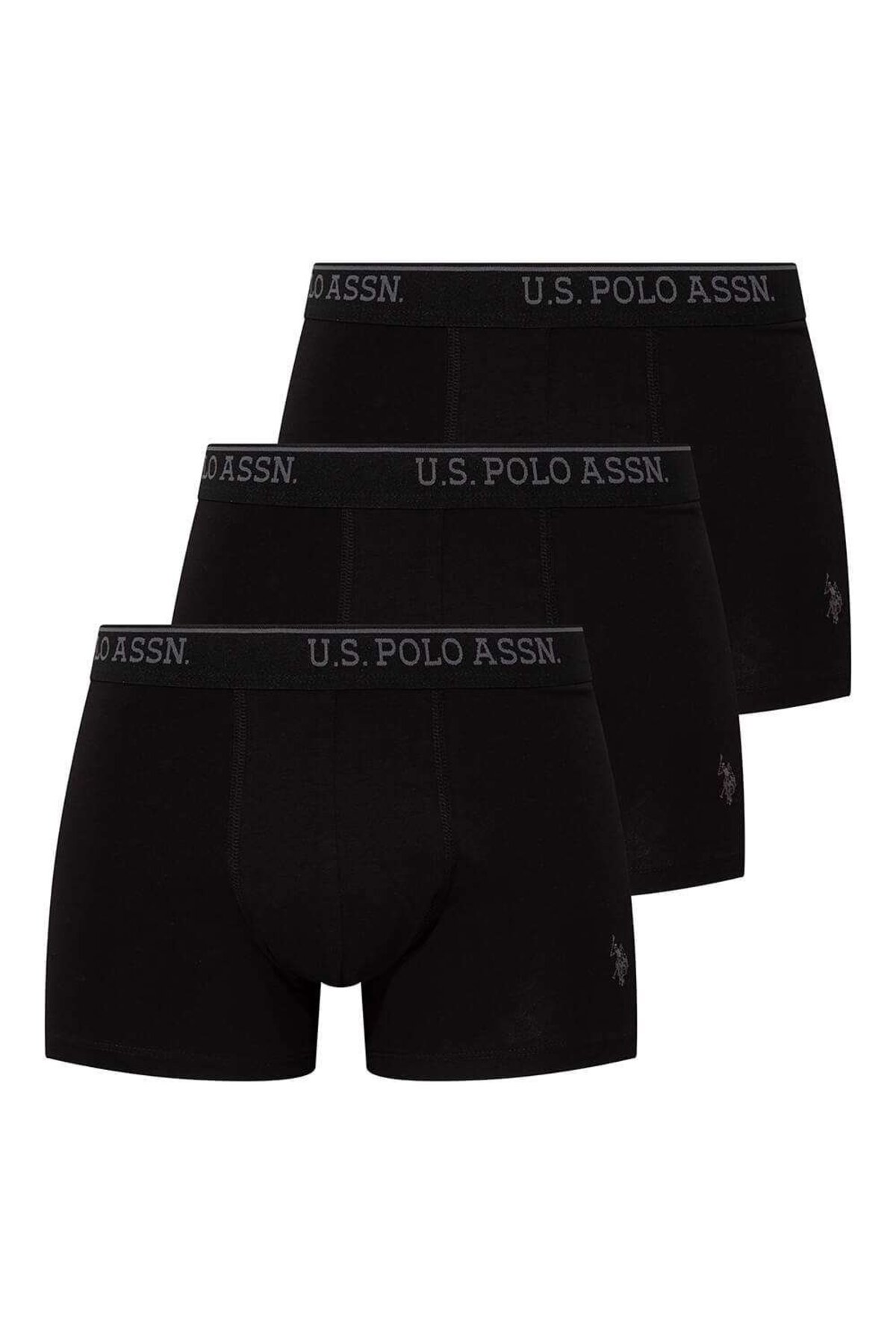 Erkek Siyah 3 Lü Boxer