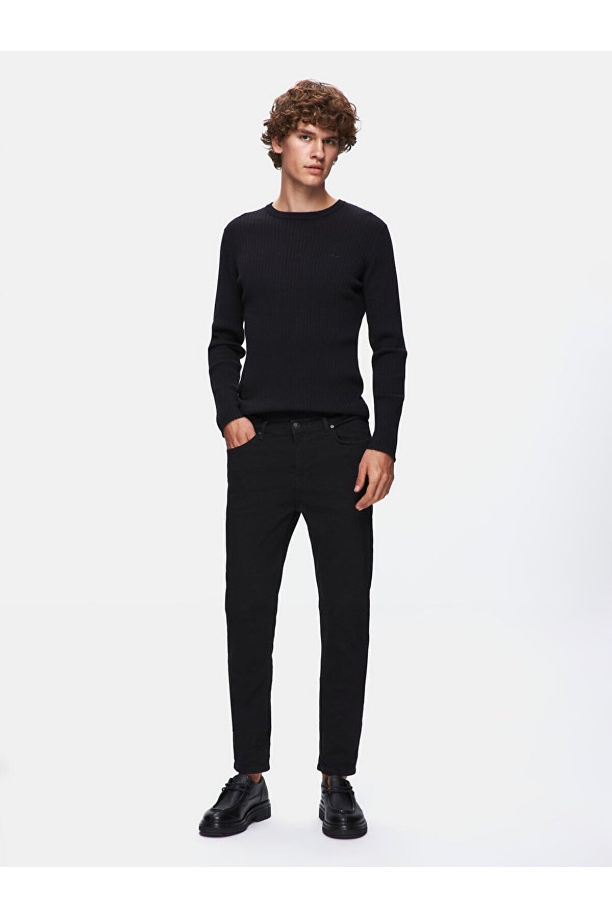 Erkek Siyah Smarty Y Black Wash Jean 010095145414911200-Std