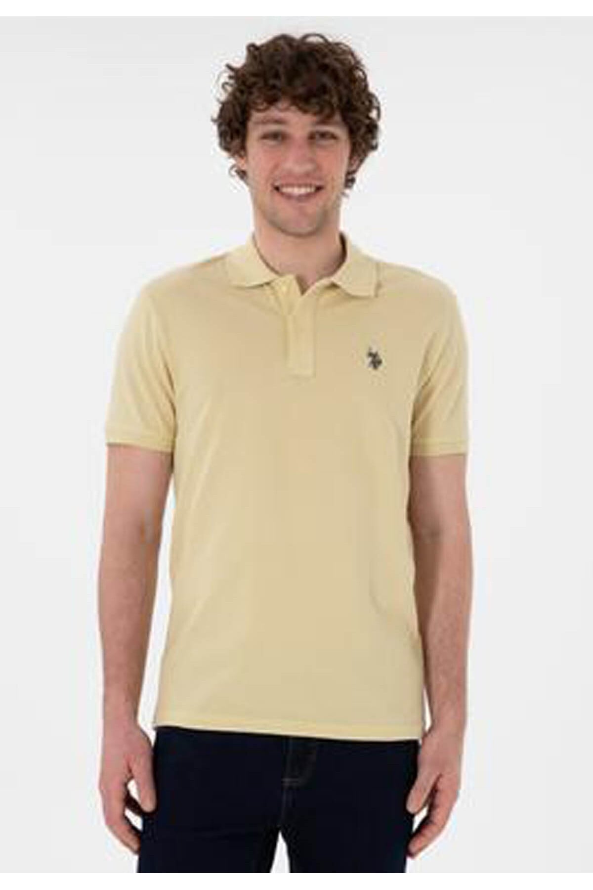 Gtp04Iy025 Açık Haki Erkek Polo Yaka T-shirt 2084151