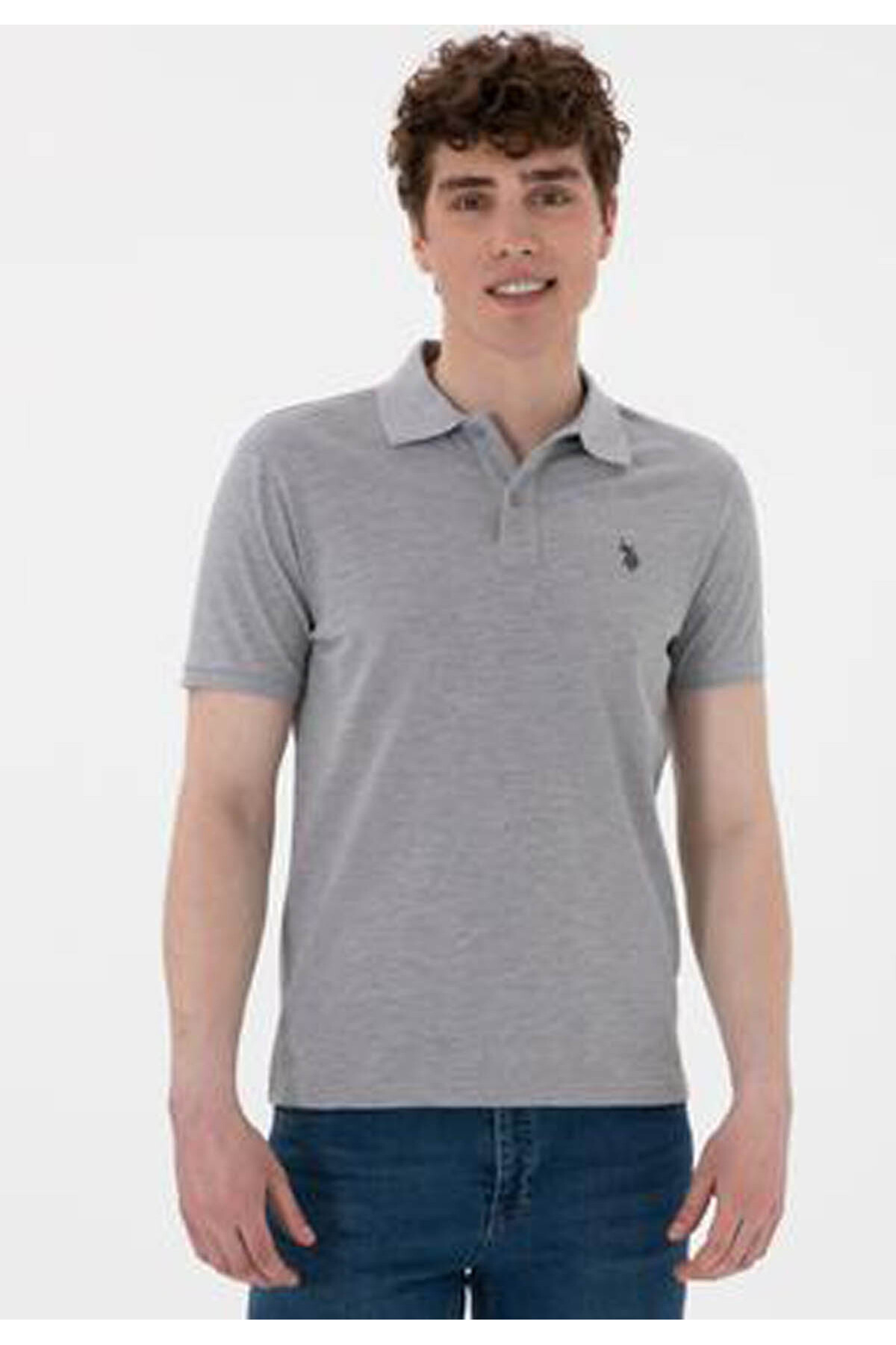Gtp04Iy025 Gri Erkek Polo Yaka T-shirt 2084151