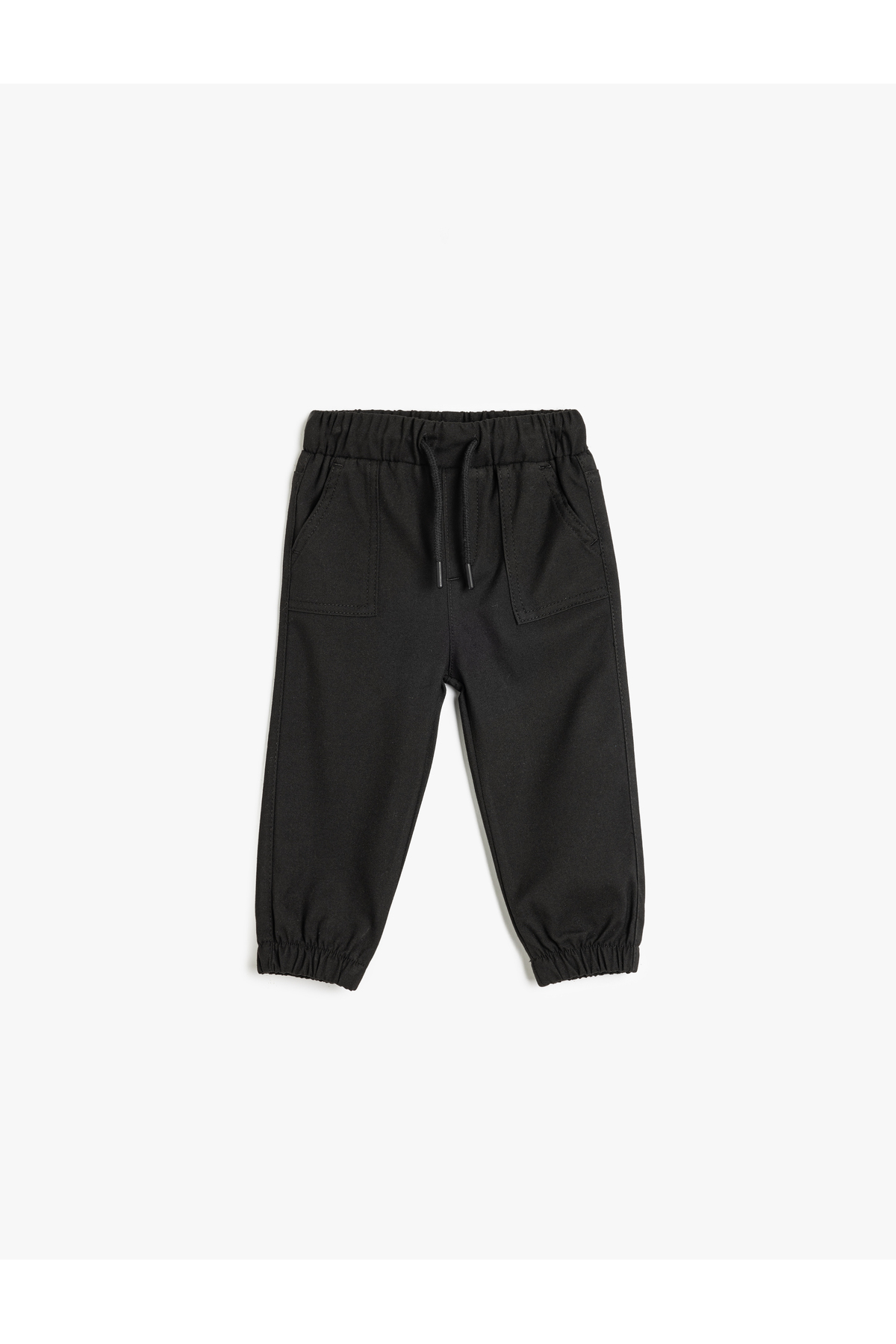 Jogger Pantolon Beli Bağlamalı Cepli