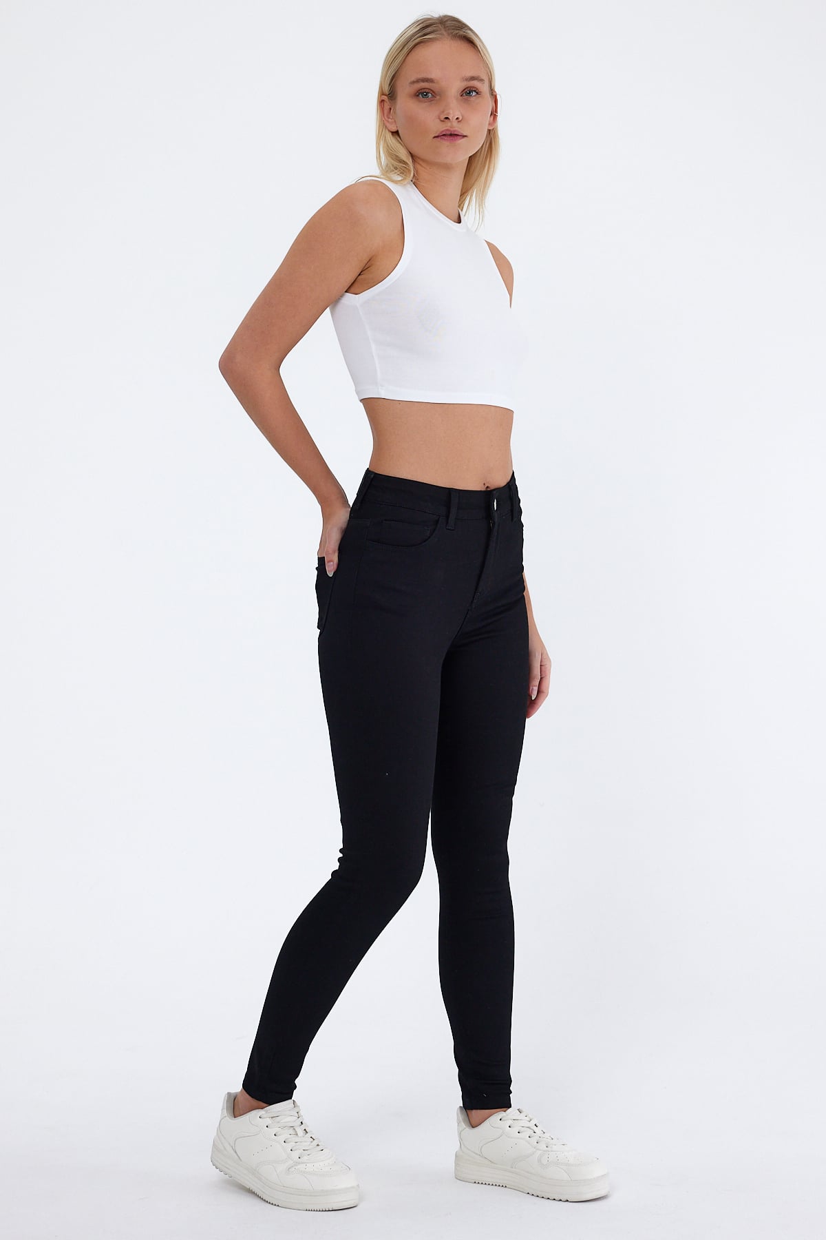 Kadın Holly Powerstretch Skinny Pantolon - Siyah