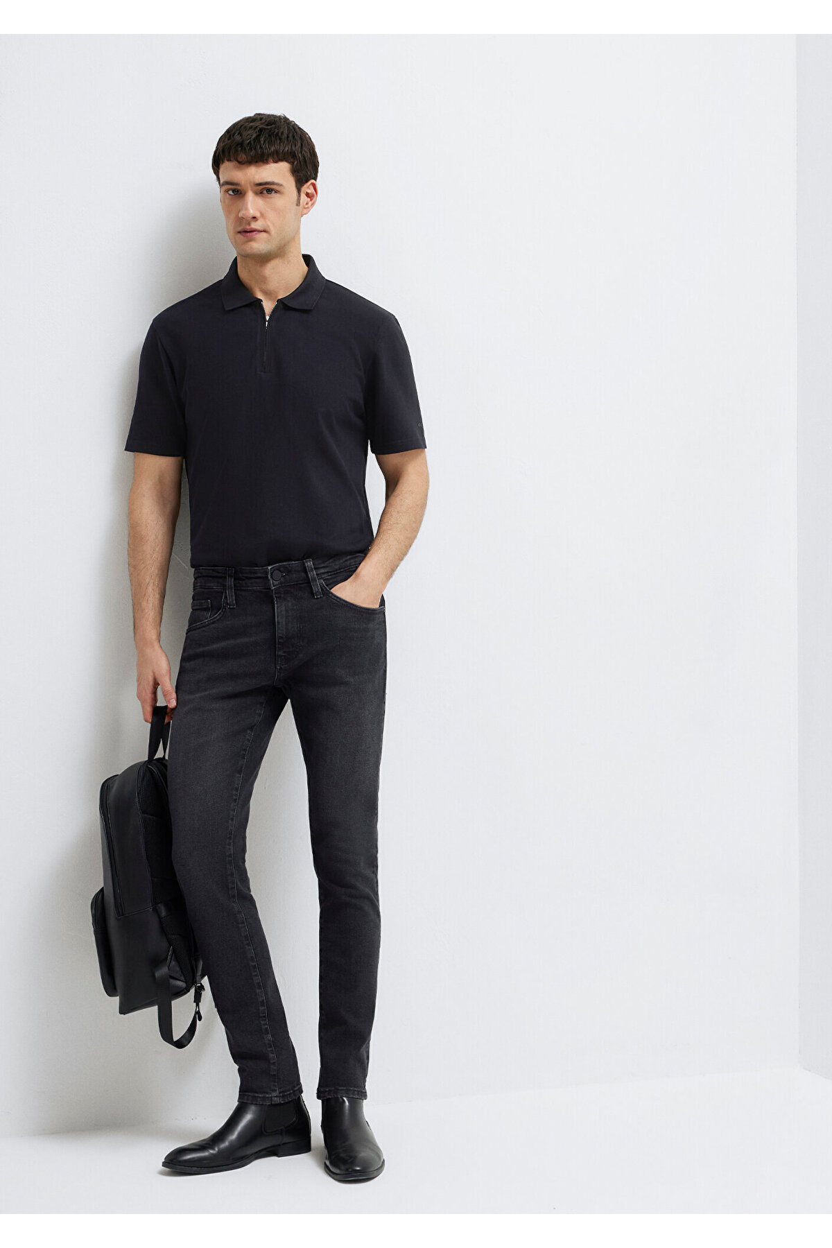 Kvnç Smoke 90 S Urban Black Jean Pantolon