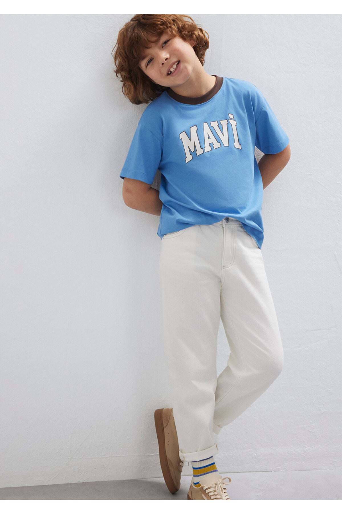 Logo Baskılı Tişört Loose Fit / Bol Rahat Kesim 6610417-70724