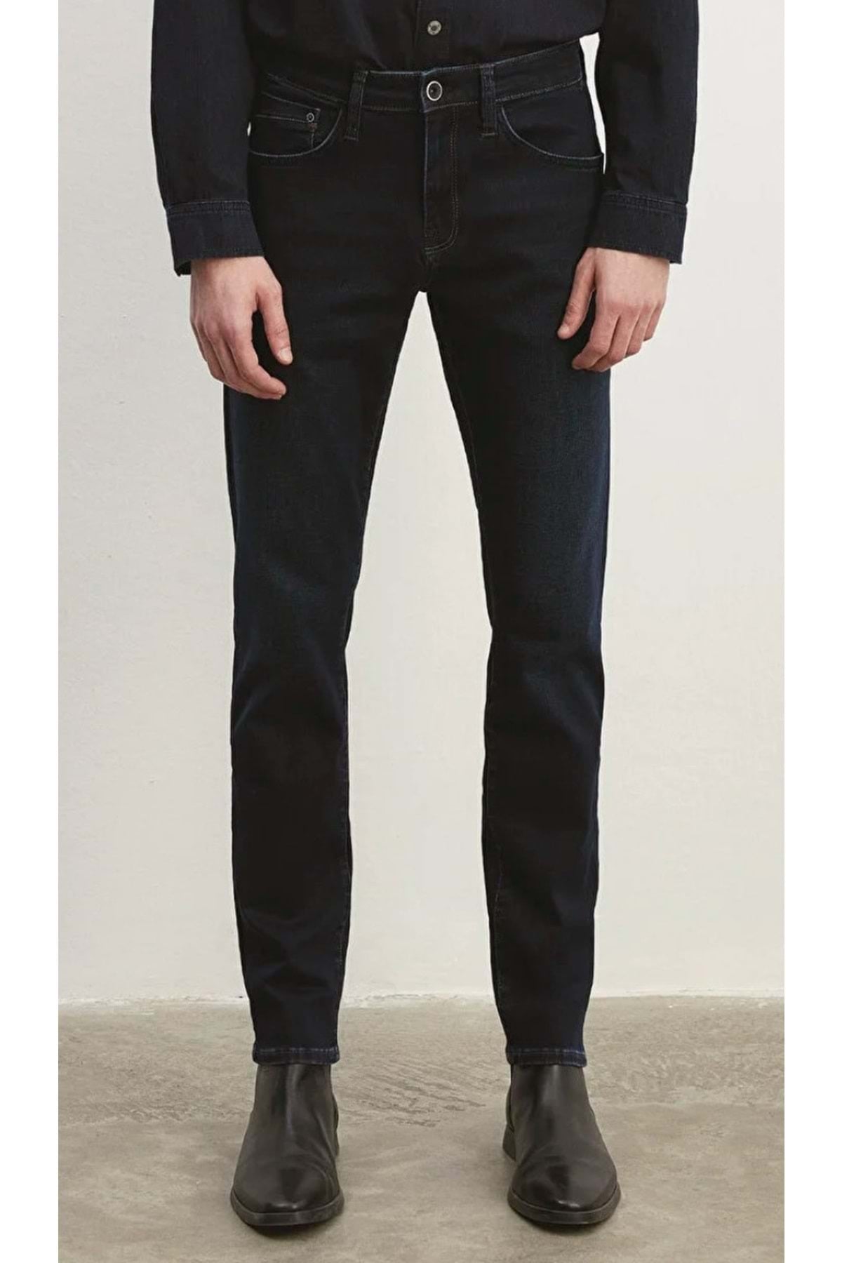 M0042235208 Jake Pro Sport Gece Mavisi Jean Pantolon Erkek Kot Pantolon LACİVERT