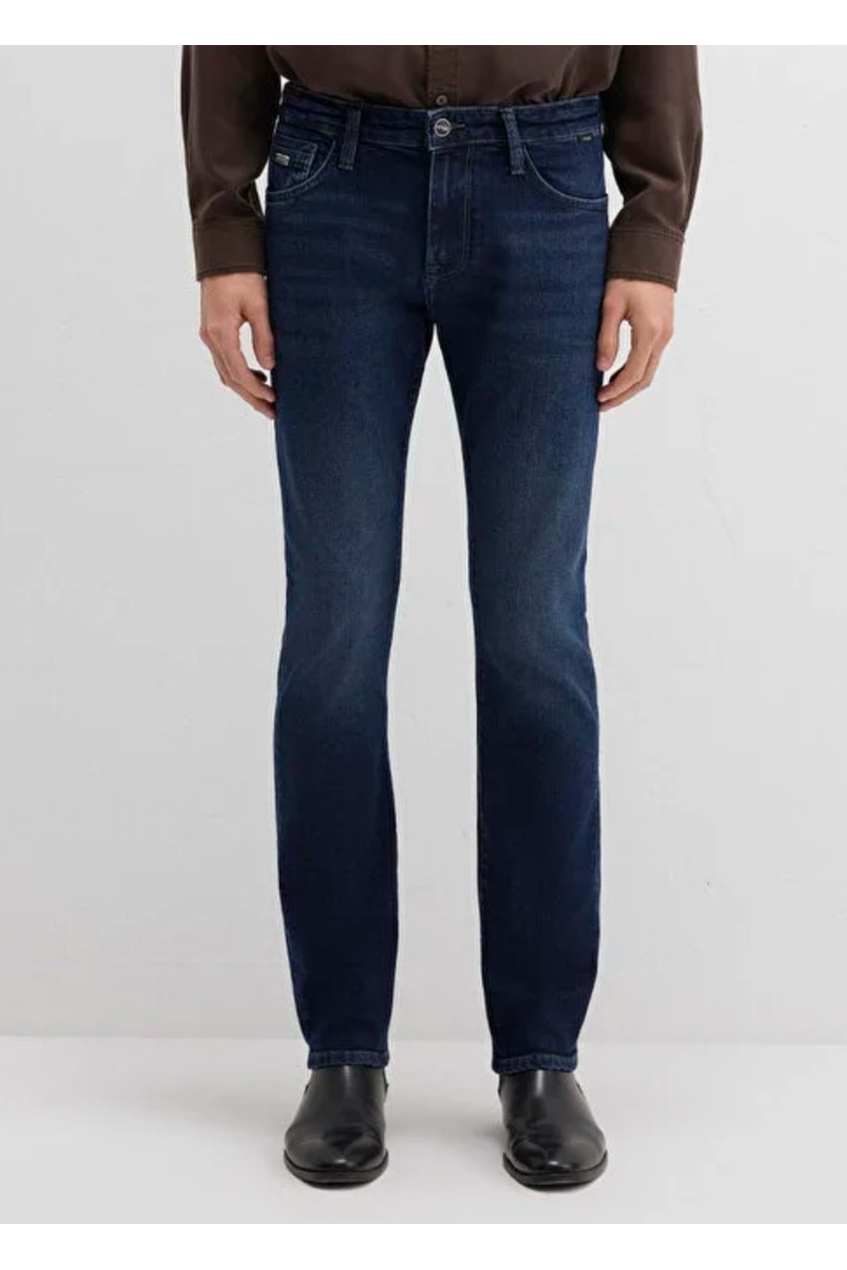 M0042290 Jake Classic Denim Koyu Jean Pantolon Erkek Kot Pantolon