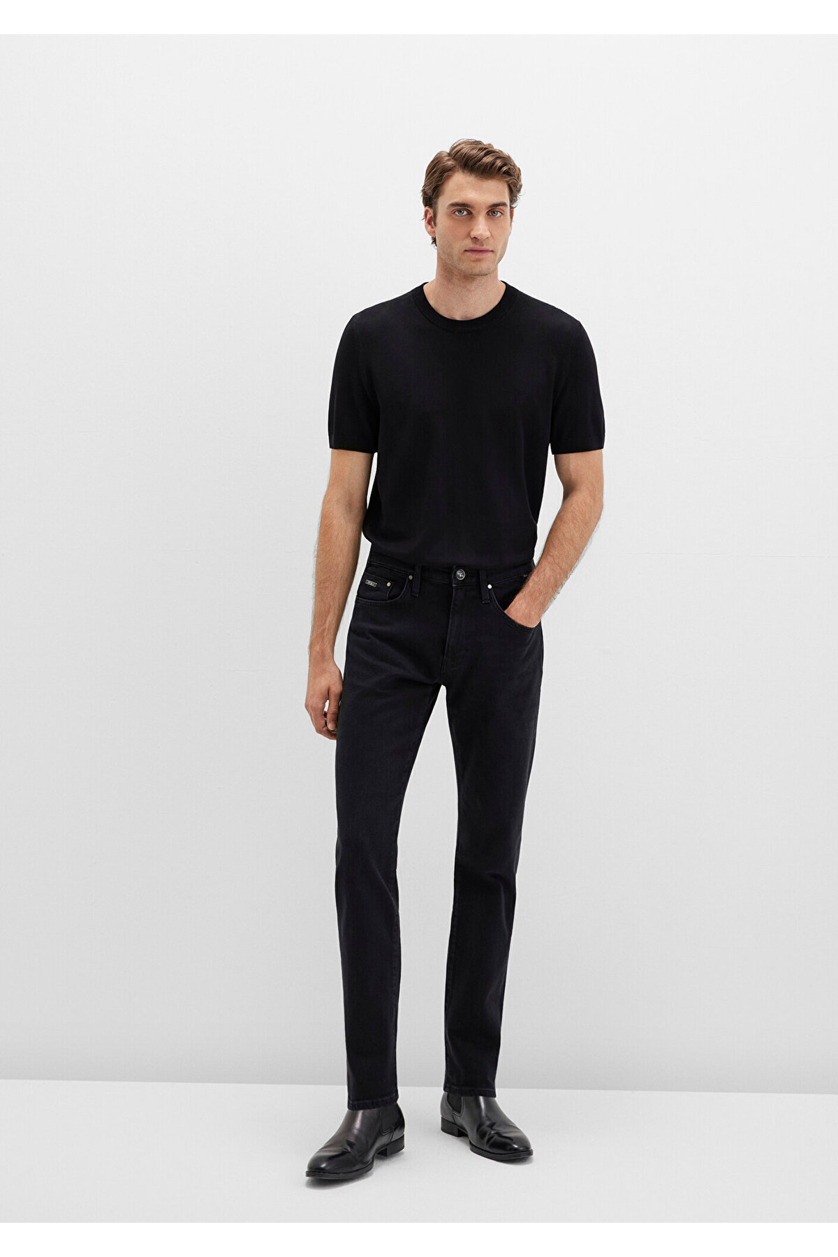 Marcus Lux Black Koyu Antrasit Smoke Jean Pantolon 0035190822