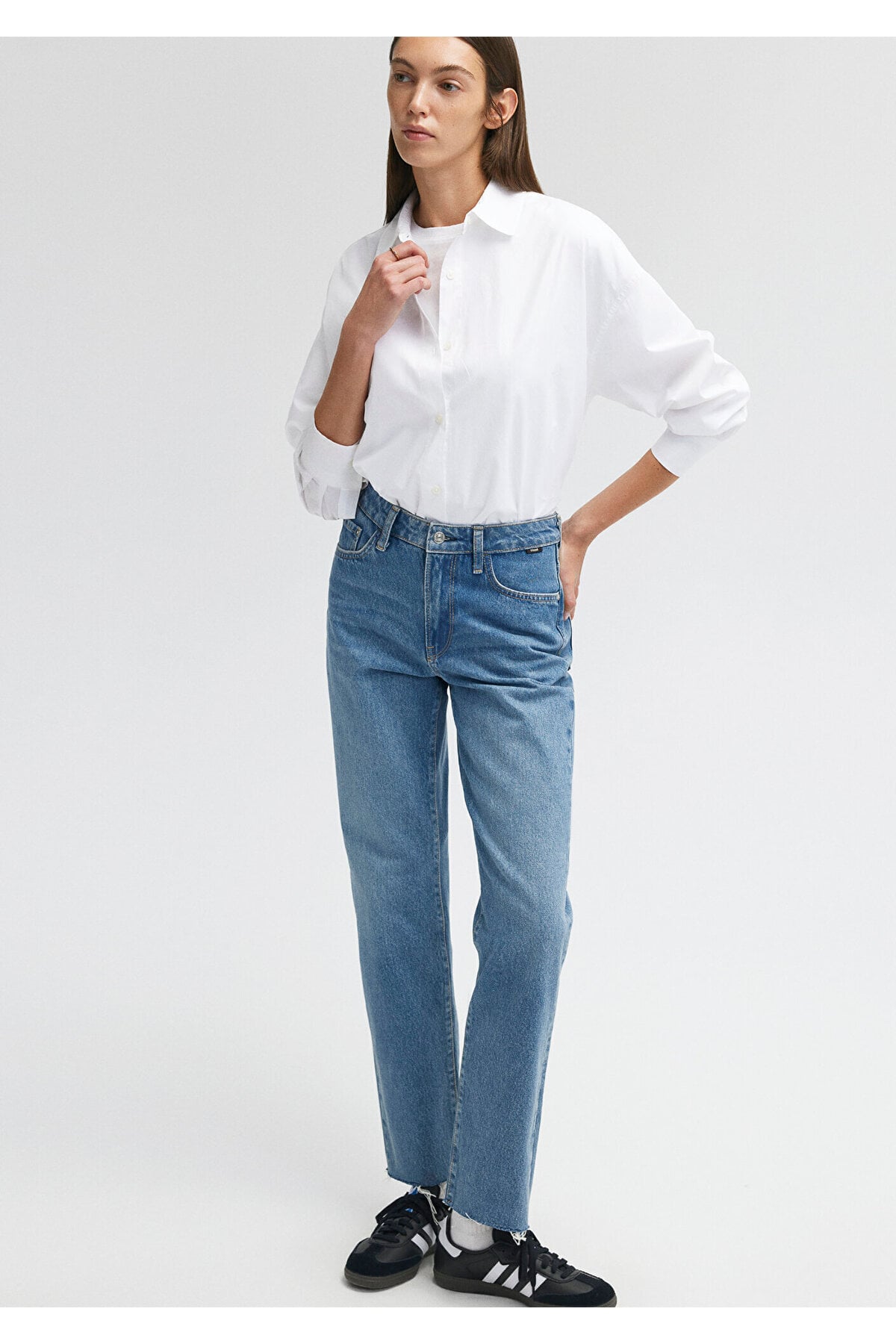 New York Real Blue Vintage Koyu Jean Pantolon 101441-85600