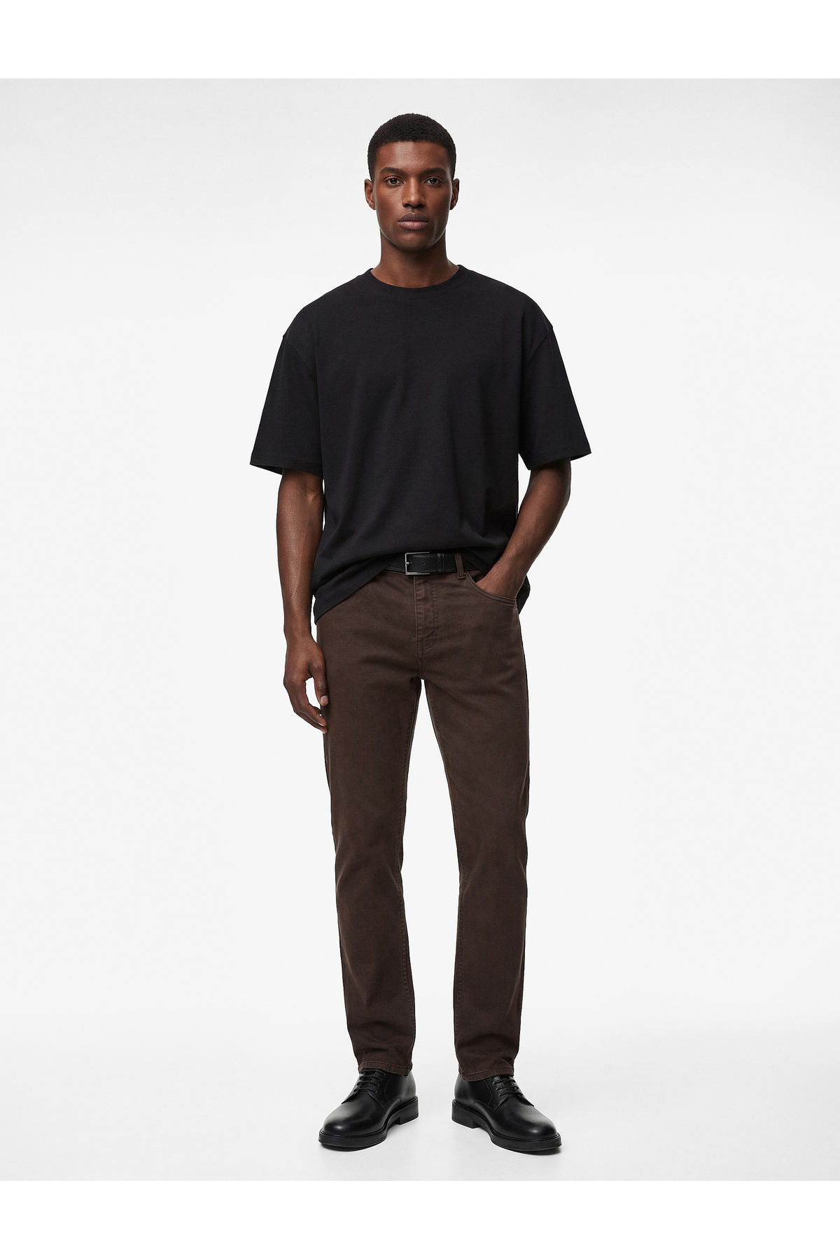 Pamuklu Cepli Düğmeli Regular Fit Pantolon