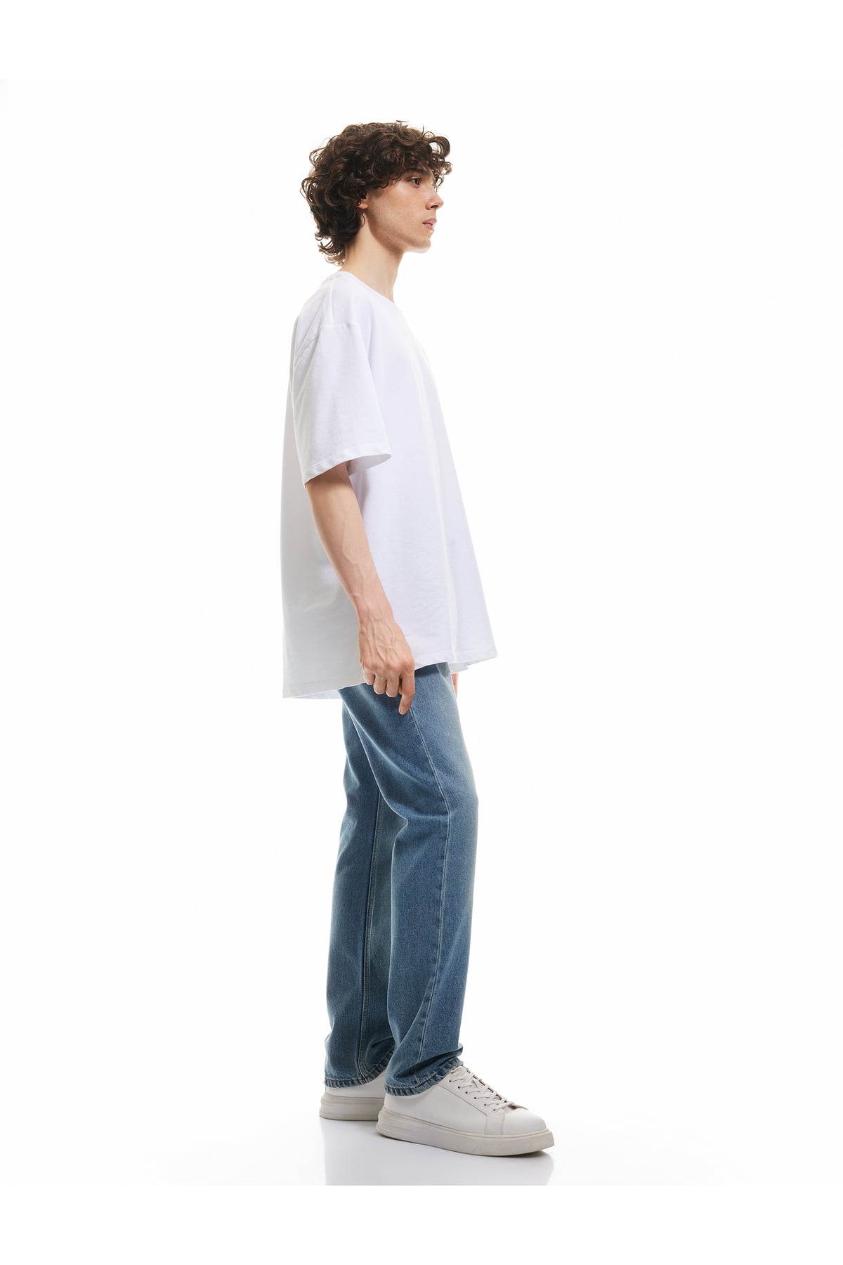 Pamuklu Normal Bel Straight Fit Jean Pantolon - Mark Jean