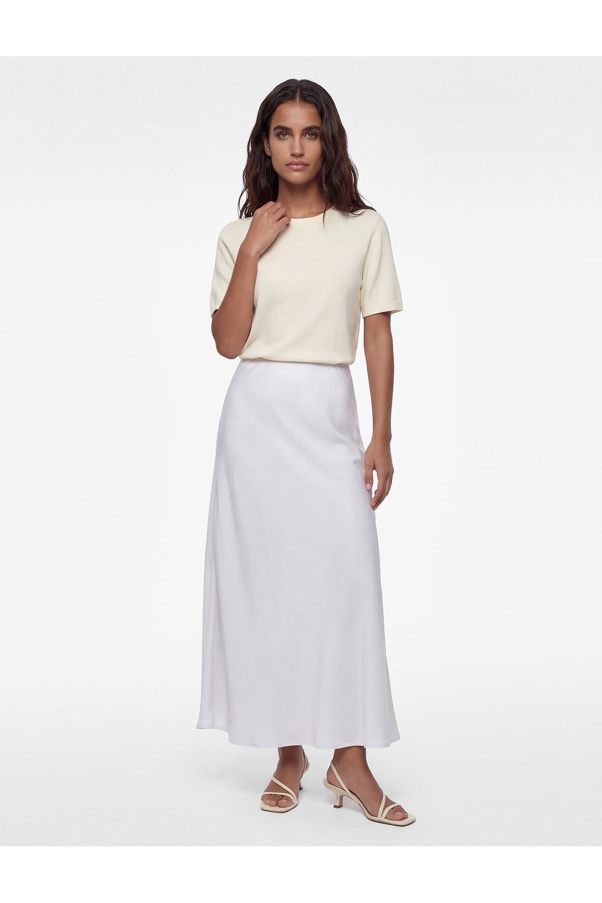 Regular Fit A Kesim Viskon Maxi Etek