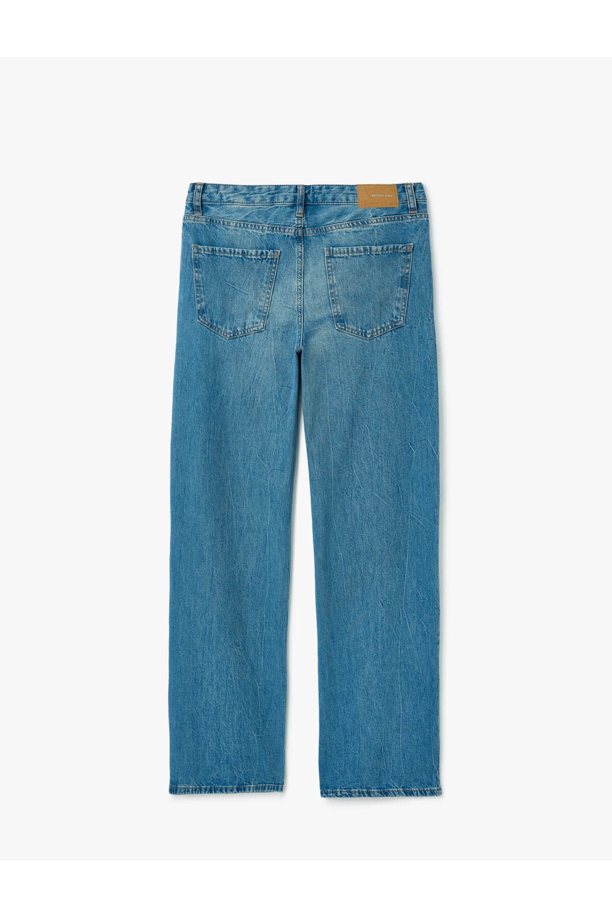 Relax Fit Geniş Paça Denim Pantolon - Wide Leg Jeans