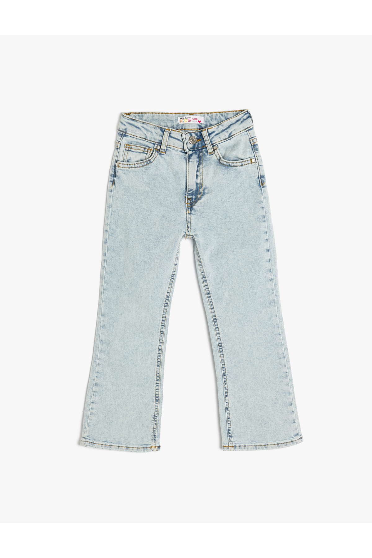 Slim Fit İspanyol Paça Cepli Jean Pantolon