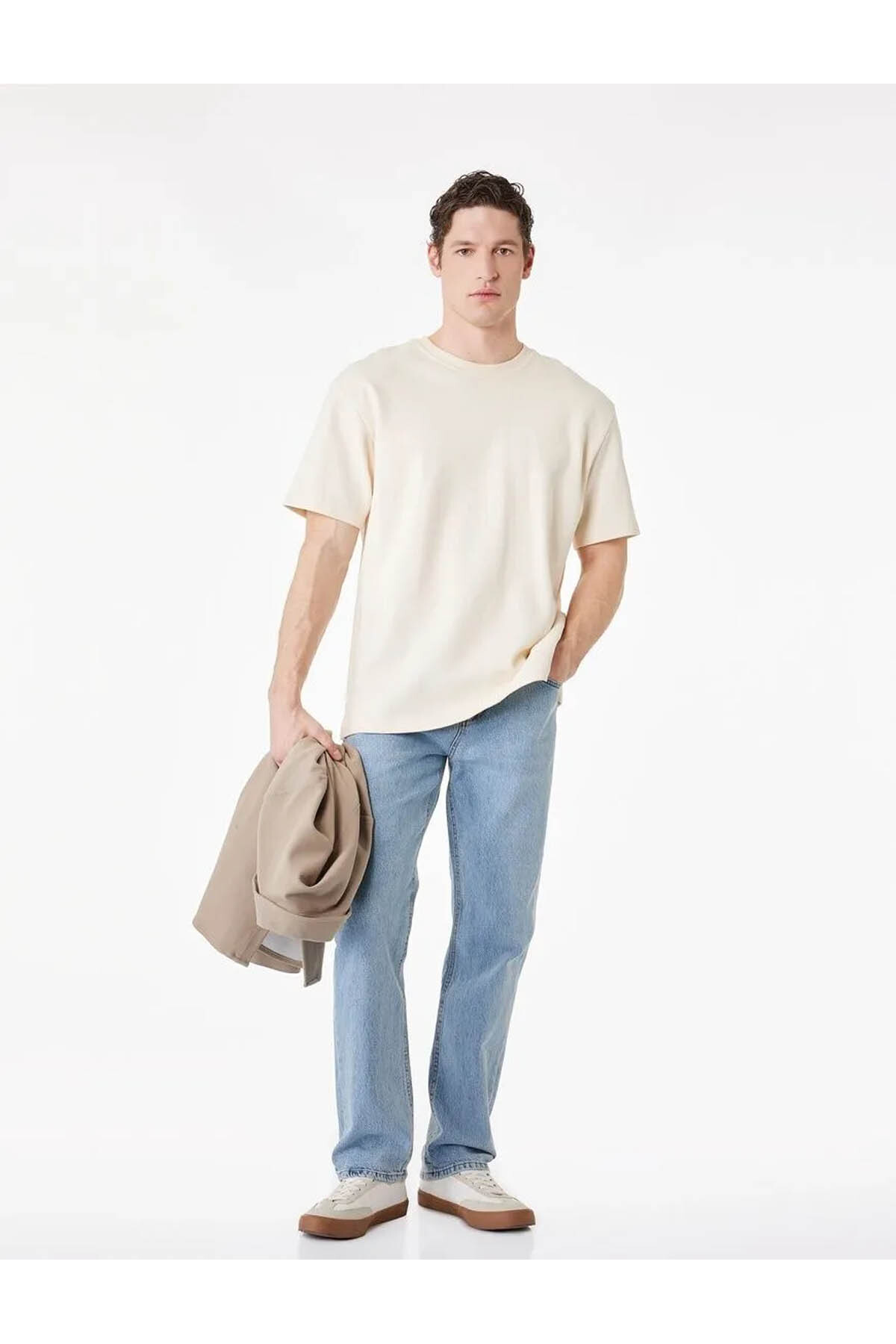 Straight Fit Mavi Erkek Jean Pantolon 6SAM40008ND