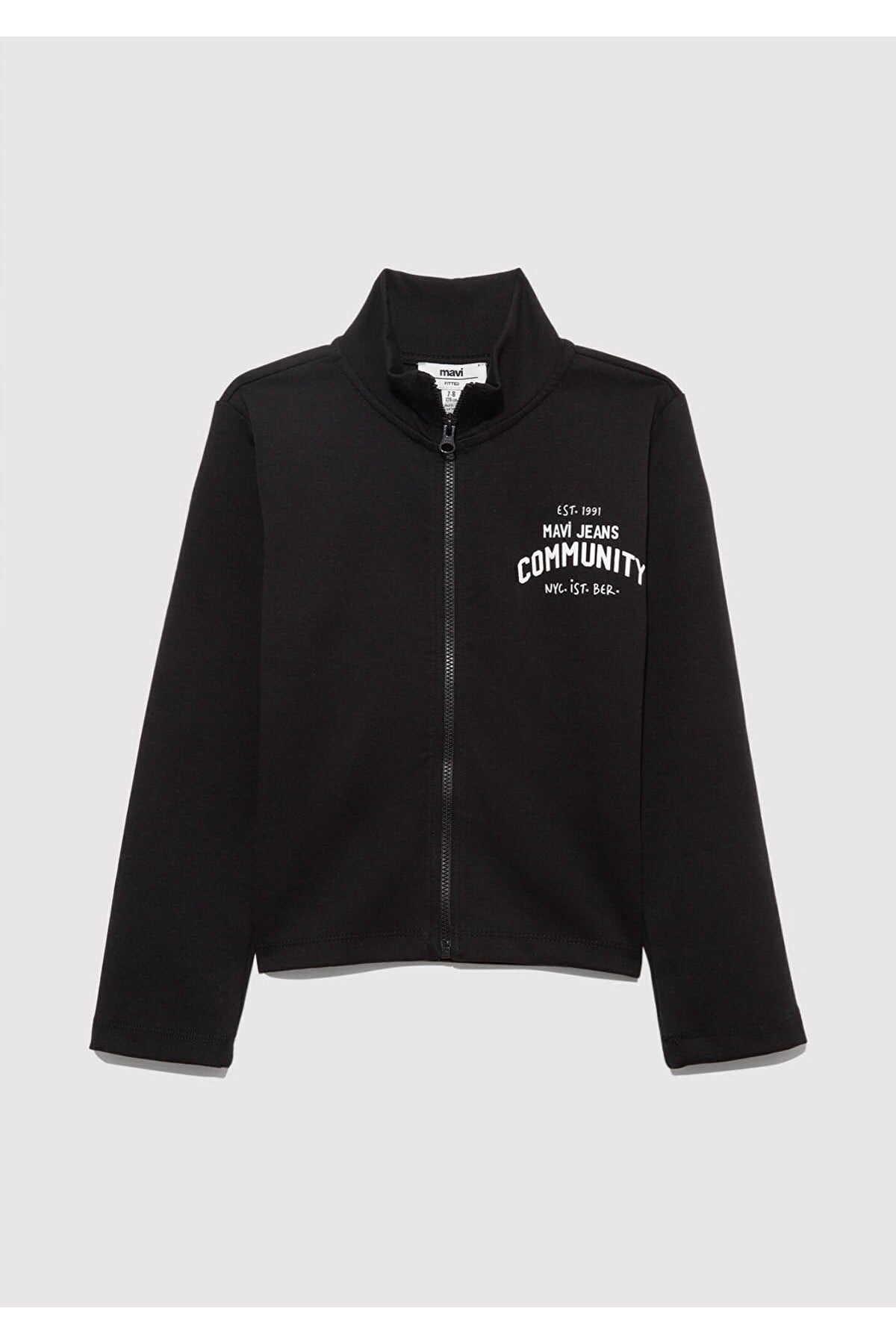 Sunset Boulevard Siyah Kız Çocuk Sweatshirt M7S10129-900