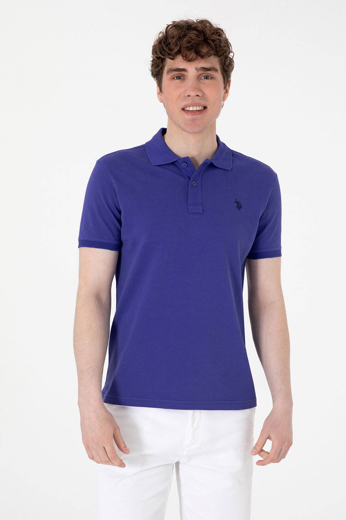 U.S. Polo Assn. Gtp04Iy025 indigo Erkek Polo Yaka T-shirt 2084151