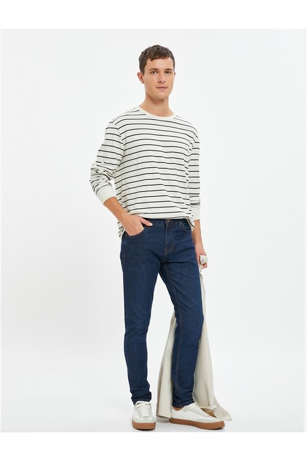 Erkek Jean Pantolon Koyu Indigo - Michael Jean 4wam40250nd