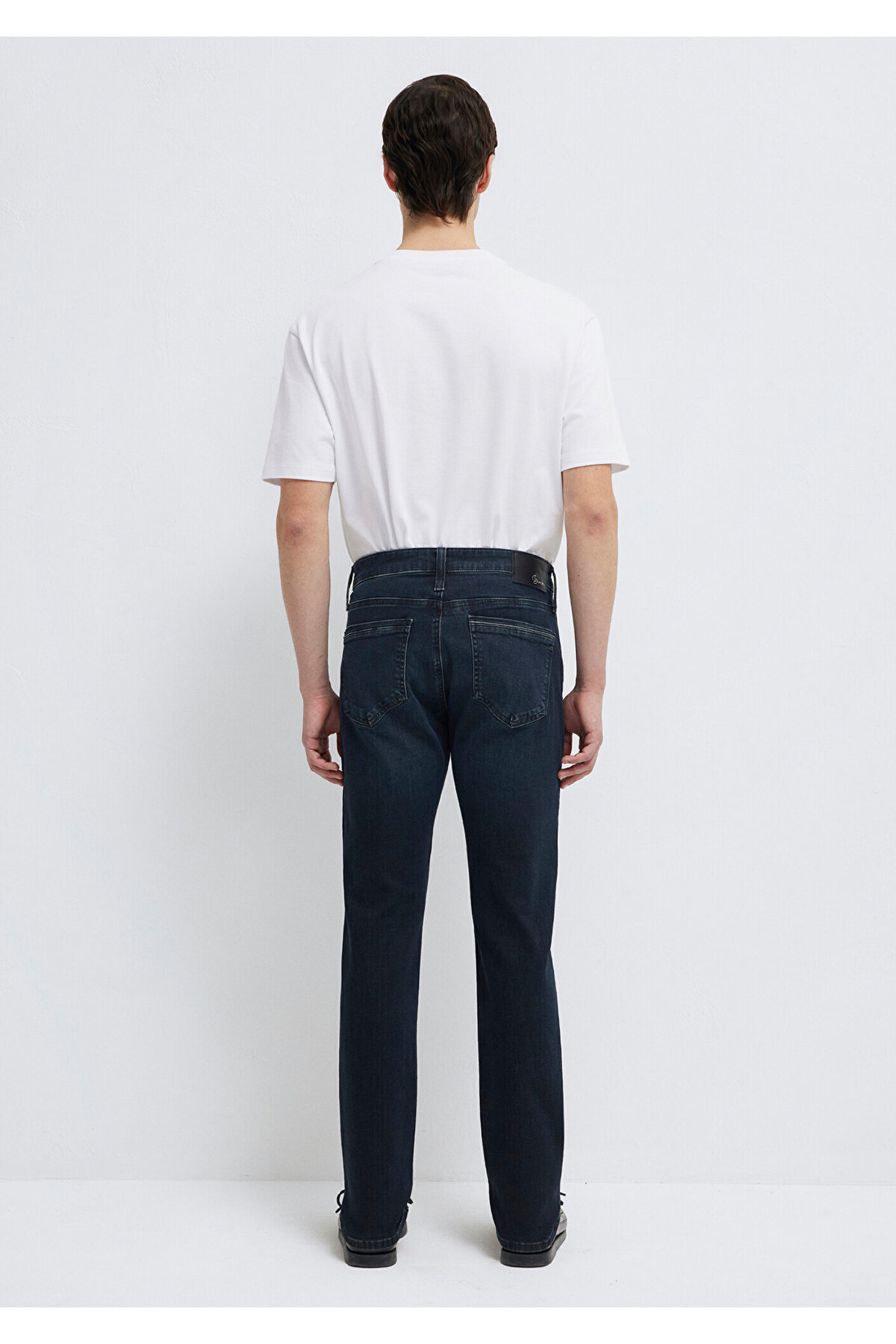 0042287868 Jake Lux Black Puslu Vintage Koyu Jean Pantolon Erkek Kot Pantolon LACİVERT