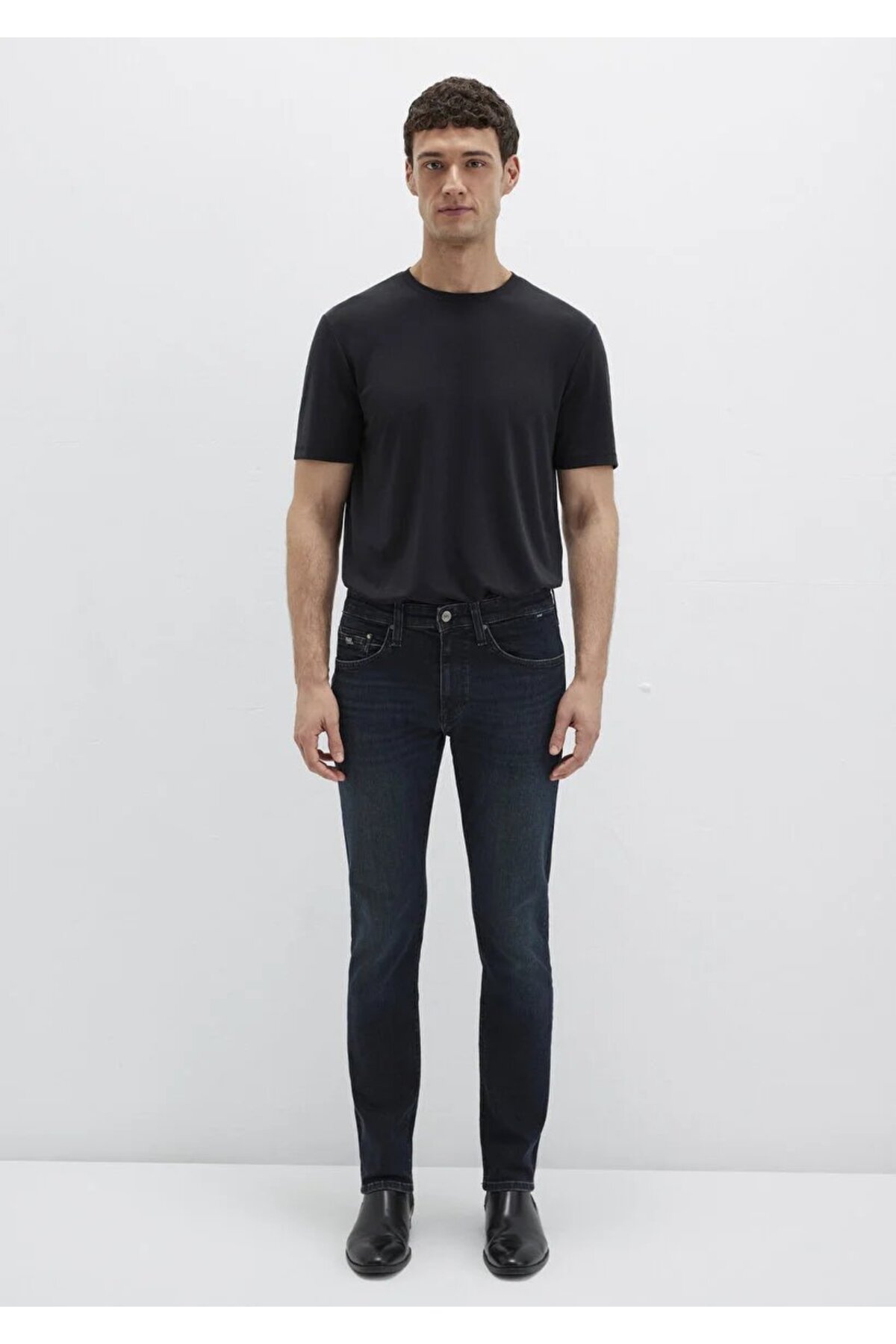 0042287868 Jake Lux Black Puslu Vintage Koyu Jean Pantolon Erkek Kot Pantolon LACİVERT