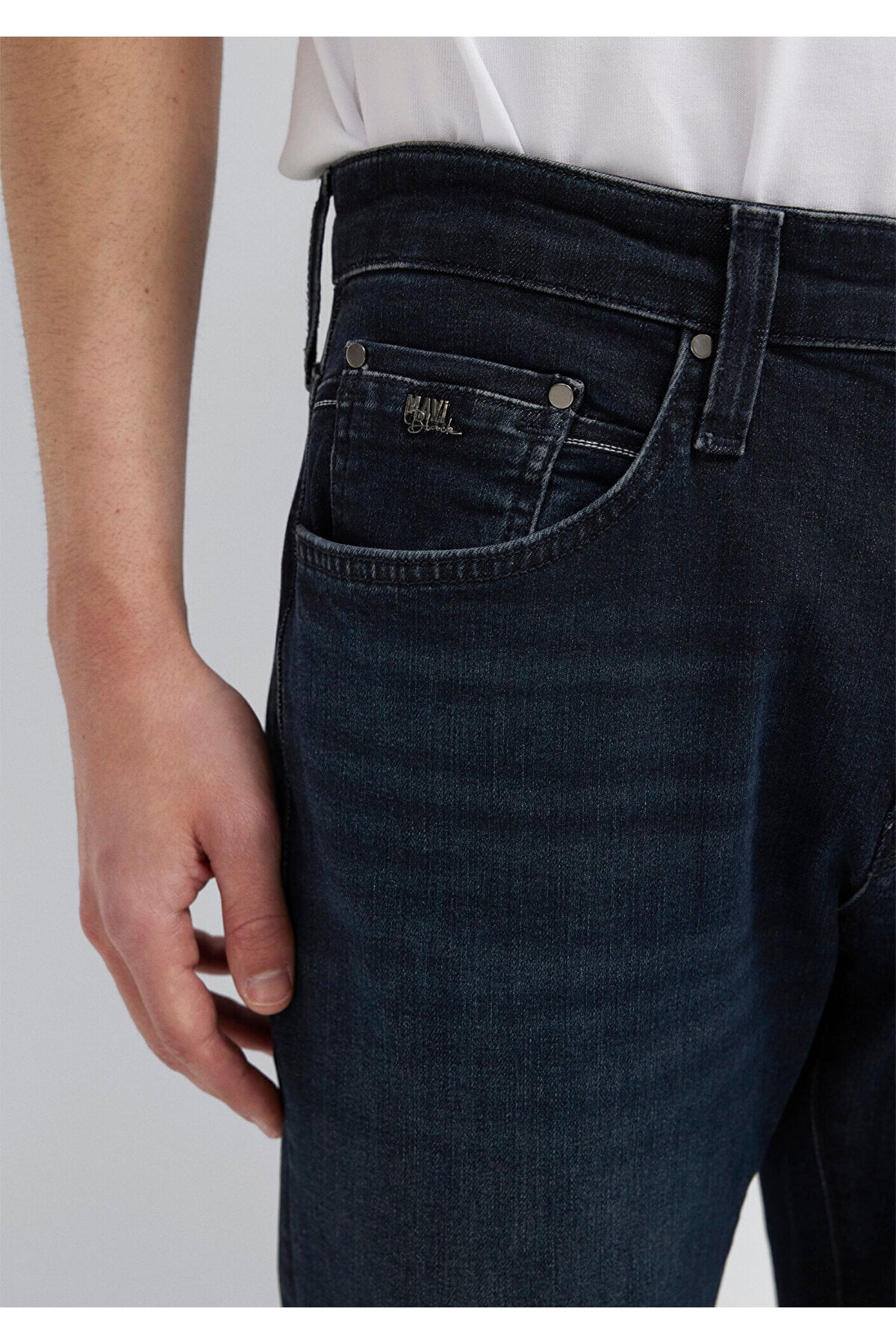0042287868 Jake Lux Black Puslu Vintage Koyu Jean Pantolon Erkek Kot Pantolon LACİVERT
